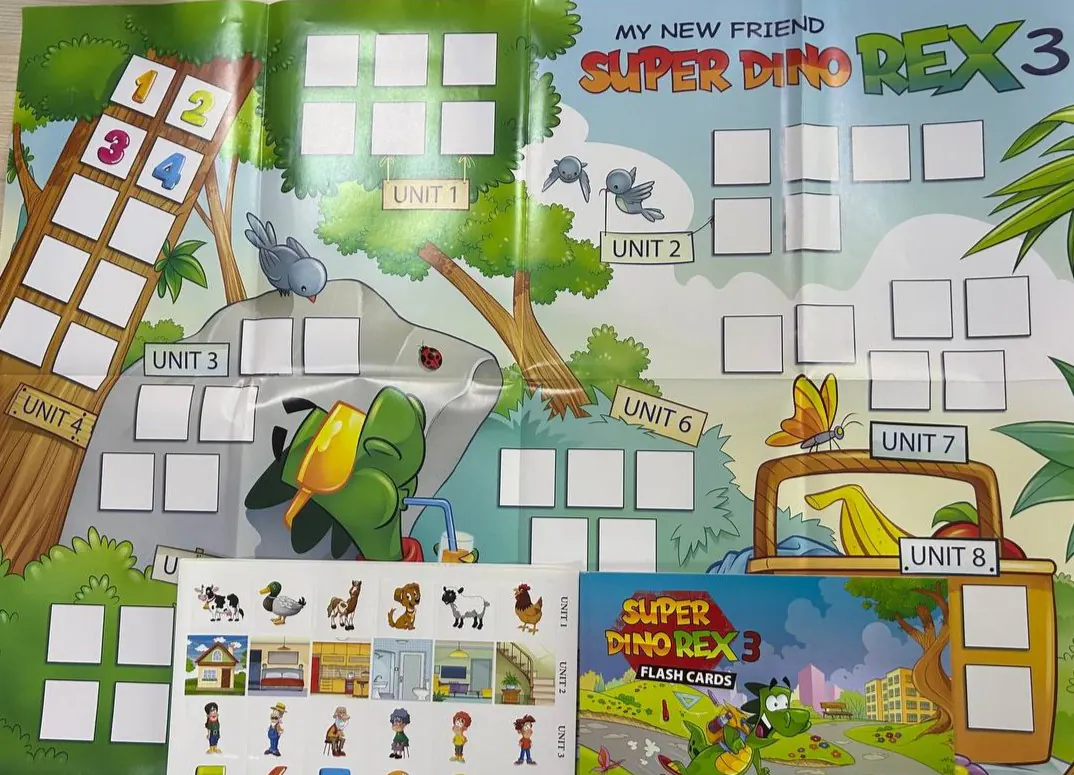 Super Dino Rex 3 Student Book + Workbook