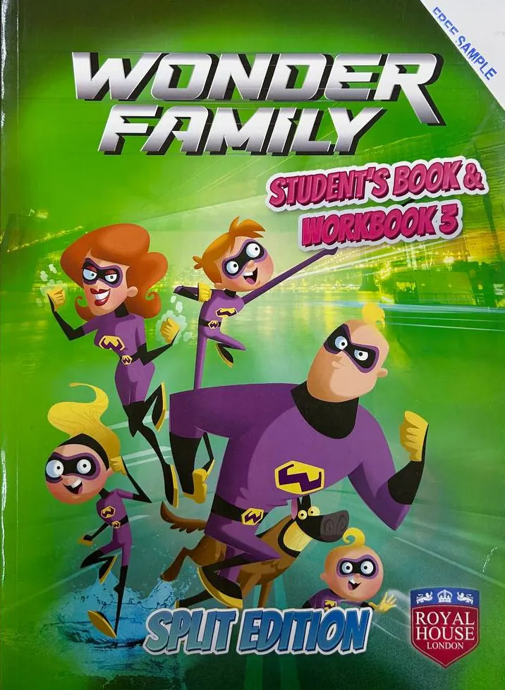 Wonder Family Student Book & Workbook Split Editions 3 - Image 1