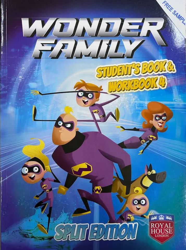 Wonder Family Student Book & Workbook Split Editions 4 - Image 1